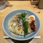 銀座 朧月 - トマトカレーつけ麺1300円