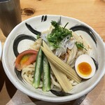 銀座 朧月 - トマトカレーつけ麺1300円