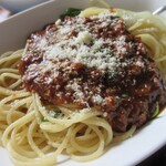 きっ茶 花々 - ミートソースはデミグラスベースでコクがあっておいしい