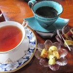 きっ茶 花々 - ランチに付くドリンク