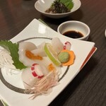 吾秀 - イカ刺し、まったり旨し！