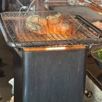 百式 - 牡蠣炙り中