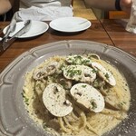 GrandeCitta - ポルチーニとマッシュルームのクリームソーススパゲッティーニ