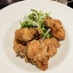 香港私菜 Repulse Bay - 国産鶏の唐揚げ　油淋ソース添え　これはイマイチでした。