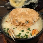 Wine restaurant The Attachment - カニクリームグラタン（中にパスタが入ってます）