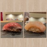 鮨 竜胆 - 北海道産鰤/甘海老✨