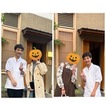 鮨 竜胆 - 左✨お見送り大将とrumiクシー✨
      右✨私もｗ
      見えなくなるまで、お見送りして下さいました(* ᴗ͈ˬᴗ͈)”