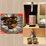鮨 竜胆 - 珍しいムール貝の酒蒸し✨/みむろ杉✨