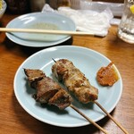 麦酒宿 まり花 - カシラ、ハツ