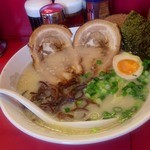 九州ラーメン丸屋 多次郎商店 - 多次郎チャーシューメン（2枚乗せ・豚骨・中麺）