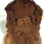 ちょこノ山、断面。