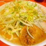 ちばから - らーめん(豚一切れ) 「ヤサイニンニクネギ」(790円) 2014/11