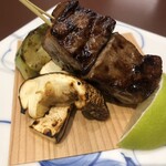 人形町今半 - 焼き松茸が今日1番よく香っていました