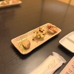 地物産品料理処根ぼっけ - お通し