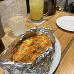 らーめん処 歩や - トマトペンネグラタン。何故か辣油が合うのです！