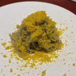 赤坂 島袋 - からすみ蕎麦 牡丹海老 川海苔（永平寺の二八蕎麦）