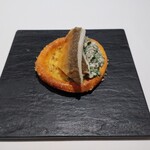 Takumi - 鮎のポワレ～鮎の肝とクレソンのサラダ