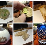 みかわ 是山居 - うに大葉巻 松茸 メゴチ