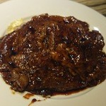 江戸堀BEEF - たまり醤油が効いた甘辛タレが最高！牛の生姜焼き定食1,000円