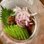 ブラーノブラーノ - ポッポロアボカド660円　左上のみそが秀逸