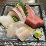 亜紗 本店 - 刺身盛り合わせ　1200円