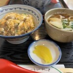 力餅　 - 他人丼セット（小うどん付き）