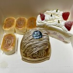 ル・パティシエ ヨコヤマ - 銀寄せモンブラン、苺ショート、半熟チーズケーキ