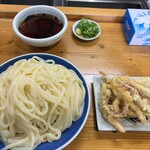 手打うどん はりや - イカ天ざる大1400円税込