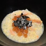 銀座 しのはら - 秋鮭 いくらの雑炊