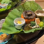 銀座 しのはら - 芋の葉