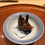 銀座 しのはら - 揚げた頭