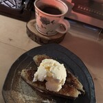 日方珈琲焙煎所 by CAFE SQUARE - ホットコーヒー&焼きいもブリュレ❗️