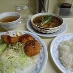 キッチン岡田 - 日替り定食 650円　H26.11