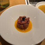 ビーフキッチン 恵比寿店 - ユッケ　まぁまぁ