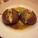 ジョナサン - 14-11-10  モッツァレラトースト  ガーリック醤油ソース