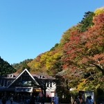 大本山　高尾山　薬王院 - ロープウェーの乗り場です。　すっかり秋の様子ですね