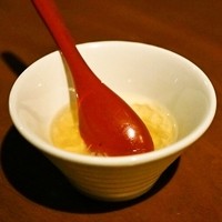生粋 - 2014.11 お通し（390円）生豆腐のホタテジュレがけ