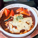 満濃ヒルズカントリークラブ - とろーり焼チーズハンバーグ