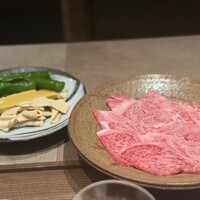 御所 岩さき - 牛ロース鍋