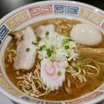 いなや。 - 鶏塩ラーメン 煮玉子入り