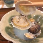 勢麟 - あさりの酒蒸し(愛知 姫島 在来種)
