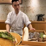 勢麟 - 本日の天ぷらの食材