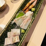 ウマスケ - 太刀魚　ひらめ　甘エビ