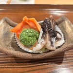 勢麟 - 鳥貝と赤貝と山菜