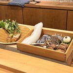 勢麟 - 本日の天ぷら食材