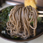 江戸丸 - イカ天そば＠税込530円＋春菊天＠税込170円