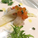 オステリア・オリエーラ - イカスミといくら