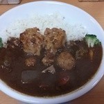 Cafe de Curry - 8種類の野菜の骨付きチキンカレー
