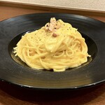 Vento piano - 料理写真:濃厚カルボナーラです！