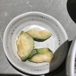 まぐろ屋 - メロンの漬物